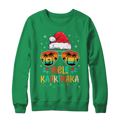 Mele Kalikimaka Christmas Hawaiian Retro Santa Women Shirt & Sweatshirt | teecentury