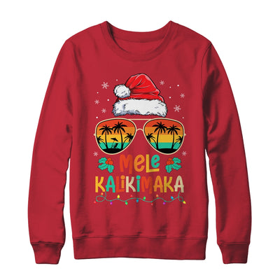 Mele Kalikimaka Christmas Hawaiian Retro Santa Women Shirt & Sweatshirt | teecentury