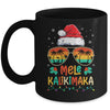 Mele Kalikimaka Christmas Hawaiian Retro Santa Women Mug | teecentury