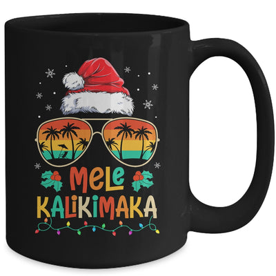 Mele Kalikimaka Christmas Hawaiian Retro Santa Women Mug | teecentury