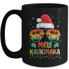 Mele Kalikimaka Christmas Hawaiian Retro Santa Women Mug | teecentury