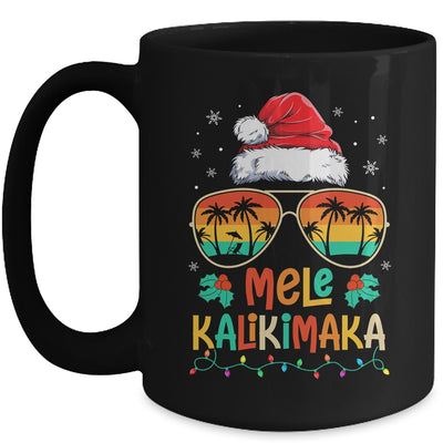 Mele Kalikimaka Christmas Hawaiian Retro Santa Women Mug | teecentury