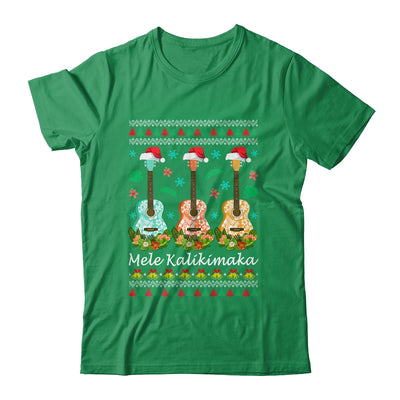 Mele Kalikimaka Guitar Hawaii Merry Christmas Hawaiian Shirt & Sweatshirt | teecentury