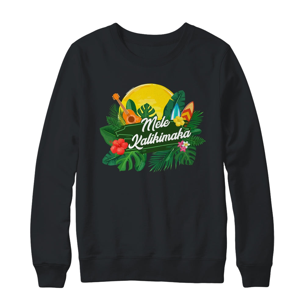 Mele Kalikimaka Hawaiian Christmas Hawaii Xmas For Men Women Shirt & Sweatshirt | teecentury