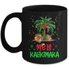 Mele Kalikimaka Hawaiian Christmas Palm Tree Lights Xmas Mug | teecentury