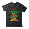 Mele Kalikimaka Merry Xmas Light Santa Hawaiian Pineapple Shirt & Sweatshirt | teecentury