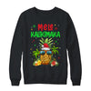 Mele Kalikimaka Merry Xmas Light Santa Hawaiian Pineapple Shirt & Sweatshirt | teecentury