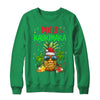 Mele Kalikimaka Merry Xmas Light Santa Hawaiian Pineapple Shirt & Sweatshirt | teecentury