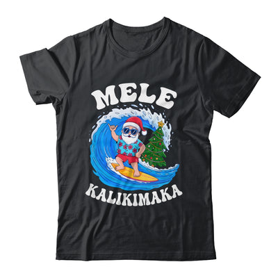 Mele Kalikimaka Santa Surfing Surf Hawaii Christmas Xmas Shirt & Sweatshirt | teecentury