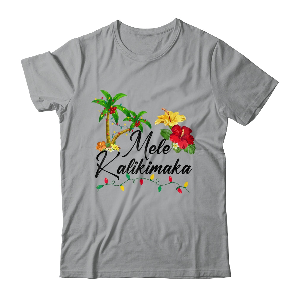 Mele Kalikimaka Tropical Christmas Family Hawaiian Xmas Shirt & Sweatshirt | teecentury