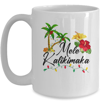 Mele Kalikimaka Tropical Christmas Family Hawaiian Xmas Mug | teecentury