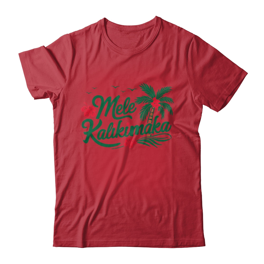 Mele Kalikimaka Tropical Christmas Hawaiian Hawaii Xmas Shirt & Sweatshirt | teecentury