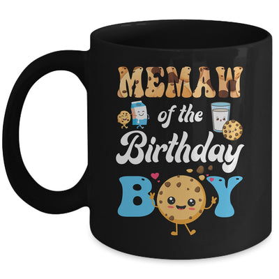 Memaw Of The Birthday Boy Milk And Cookies 1st Birthday Mug | teecentury