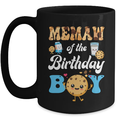 Memaw Of The Birthday Boy Milk And Cookies 1st Birthday Mug | teecentury