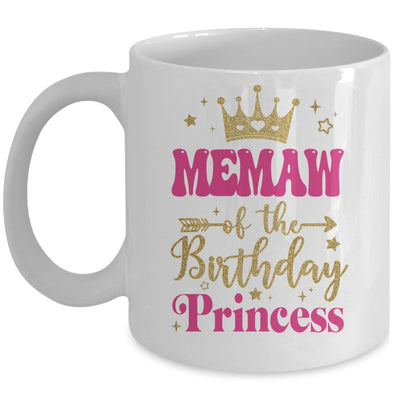 Memaw Of The Birthday For Girl 1st Birthday Princess Girl Mug | teecentury