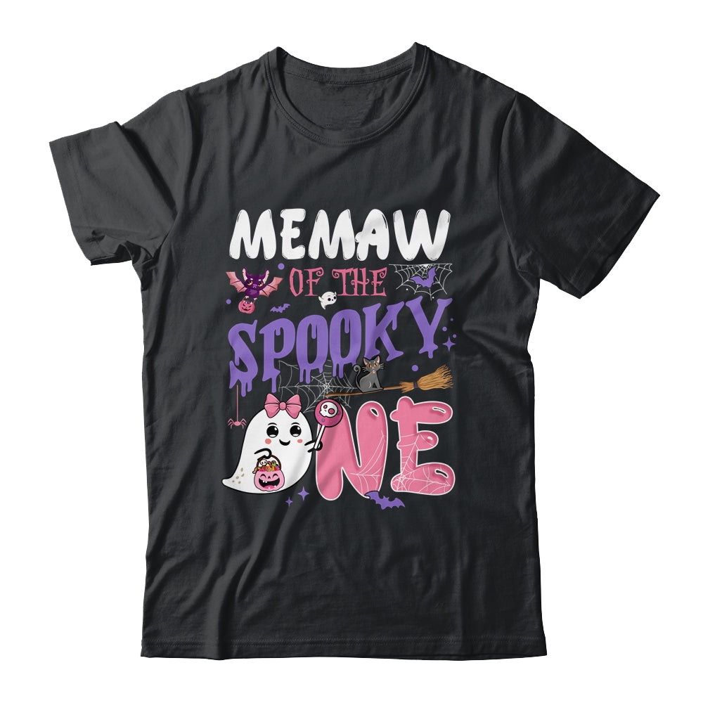 Memaw Of The Spooky One 1st Birthday Girl Halloween Ghost Shirt & Hoodie | teecentury