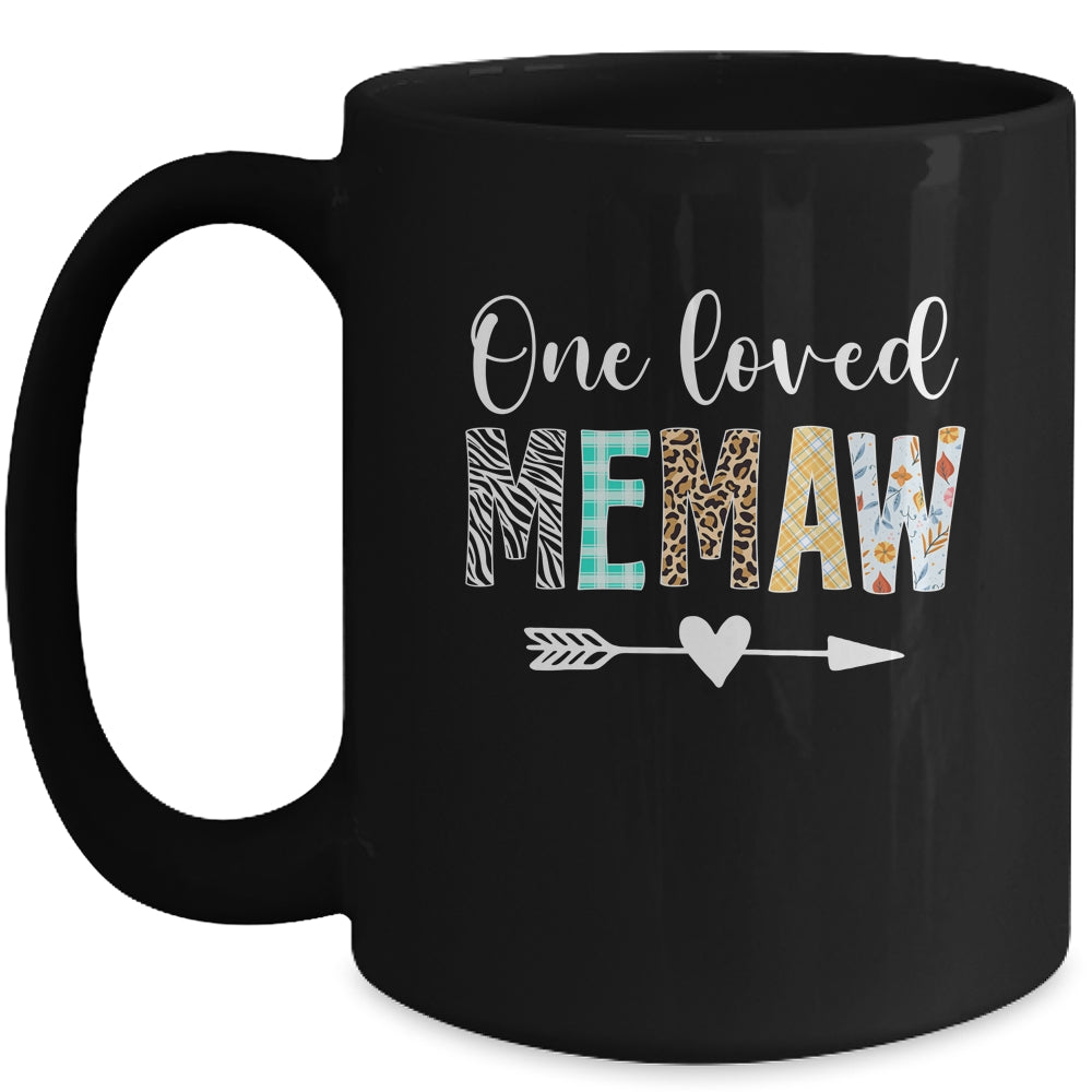 Memaw Women Cute Design One Loved Memaw Mother's Day Mug | teecentury