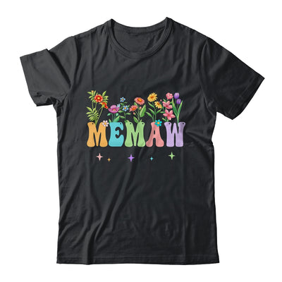 Memaw Women Wildflower Floral Design Memaw Mothers Day Shirt & Tank Top | teecentury