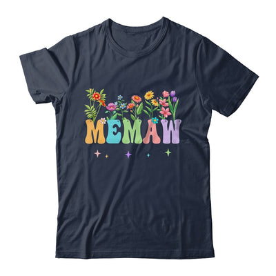 Memaw Women Wildflower Floral Design Memaw Mothers Day Shirt & Tank Top | teecentury
