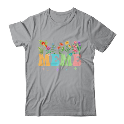 Meme Women Wildflower Floral Design Meme Mothers Day Shirt & Tank Top | teecentury