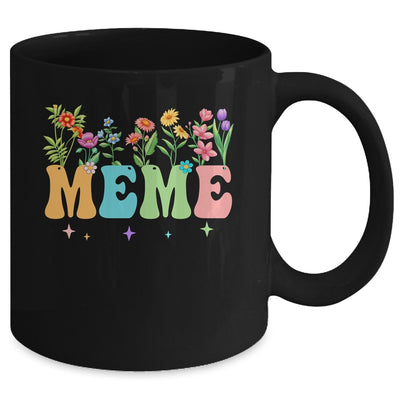Meme Women Wildflower Floral Design Meme Mothers Day Mug | teecentury
