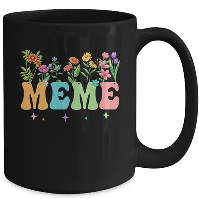 Meme Women Wildflower Floral Design Meme Mothers Day Mug | teecentury