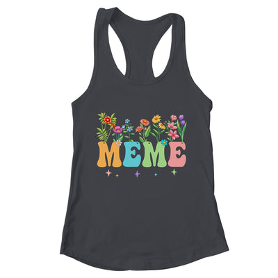 Meme Women Wildflower Floral Design Meme Mothers Day Shirt & Tank Top | teecentury