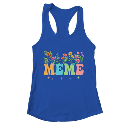 Meme Women Wildflower Floral Design Meme Mothers Day Shirt & Tank Top | teecentury