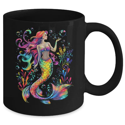 Mermaid Colorful Abstract Painting Art Graphic Women Girls Mug | teecentury