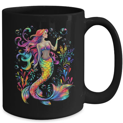 Mermaid Colorful Abstract Painting Art Graphic Women Girls Mug | teecentury