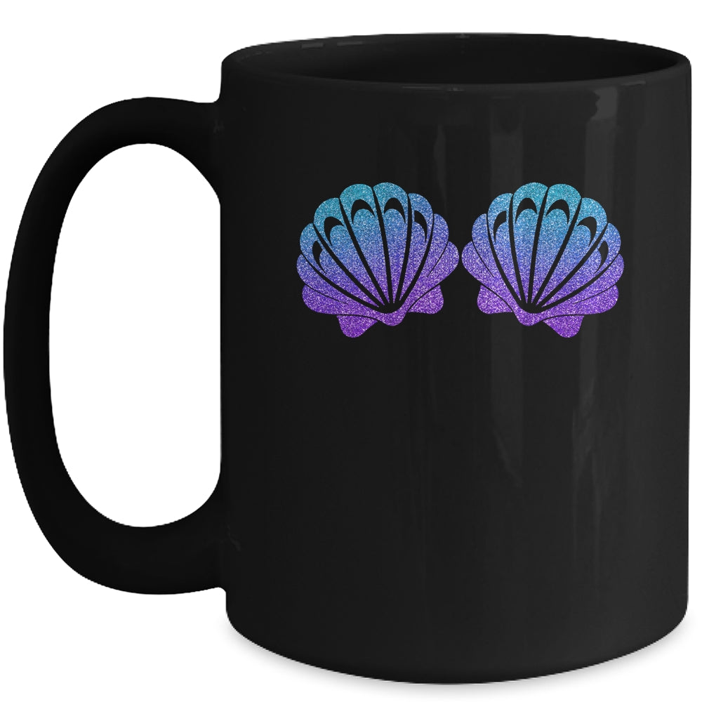 Mermaid Sea Shell Bra Costume Halloween For Women Girls Mug | teecentury