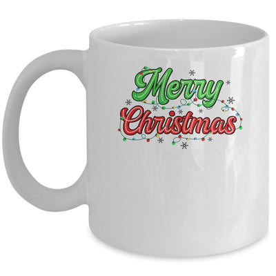 Merry Christmas 2024 Family Matching Christmas Lights Xmas Mug | teecentury