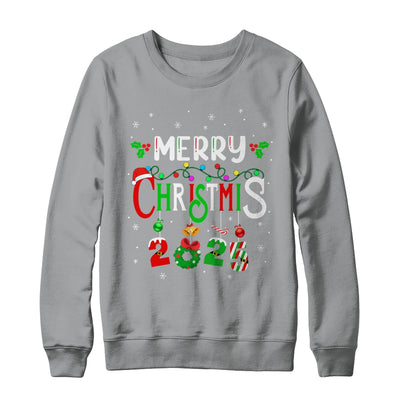 Merry Christmas 2025 Matching Family Santa Funny Shirt & Sweatshirt | teecentury