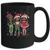 Merry Christmas Black Afro African Santa Hat ELF Melanin Mug | teecentury