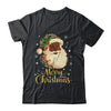 Merry Christmas Black Leopard African Santa Claus Shirt & Sweatshirt | teecentury