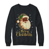 Merry Christmas Black Leopard African Santa Claus Shirt & Sweatshirt | teecentury
