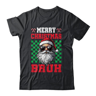 Merry Christmas Bruh Santa Claus Retro Bruh Family Teen Men Shirt & Sweatshirt | teecentury