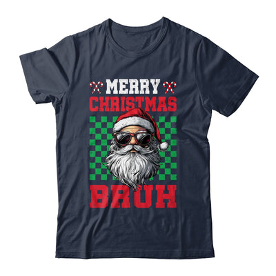 Merry Christmas Bruh Santa Claus Retro Bruh Family Teen Men Shirt & Sweatshirt | teecentury