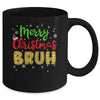 Merry Christmas Bruh Xmas Santa Claus Snow Xmas Mens Boys Mug | teecentury
