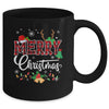 Merry Christmas Buffalo Plaid Red Santa Hat Xmas Men Women Mug | teecentury