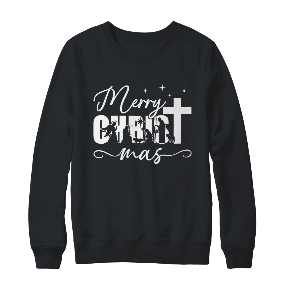 Merry Christmas Christian Christmas Jesus Family Costume Shirt & Sweatshirt | teecentury