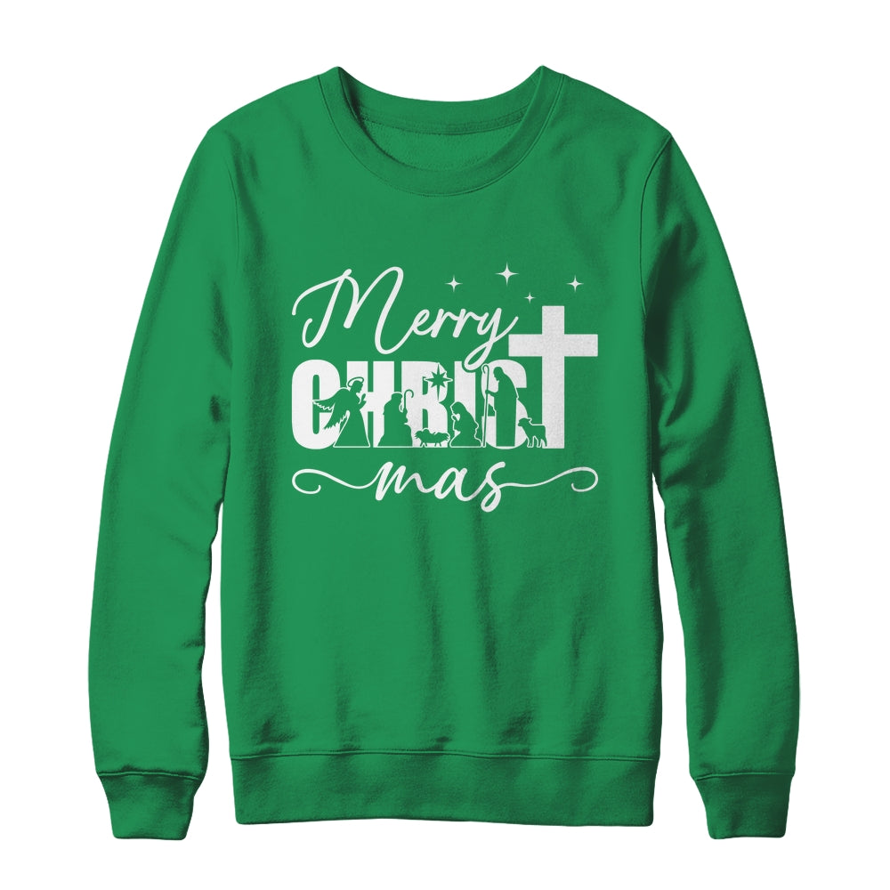 Merry Christmas Christian Christmas Jesus Family Costume Shirt & Sweatshirt | teecentury