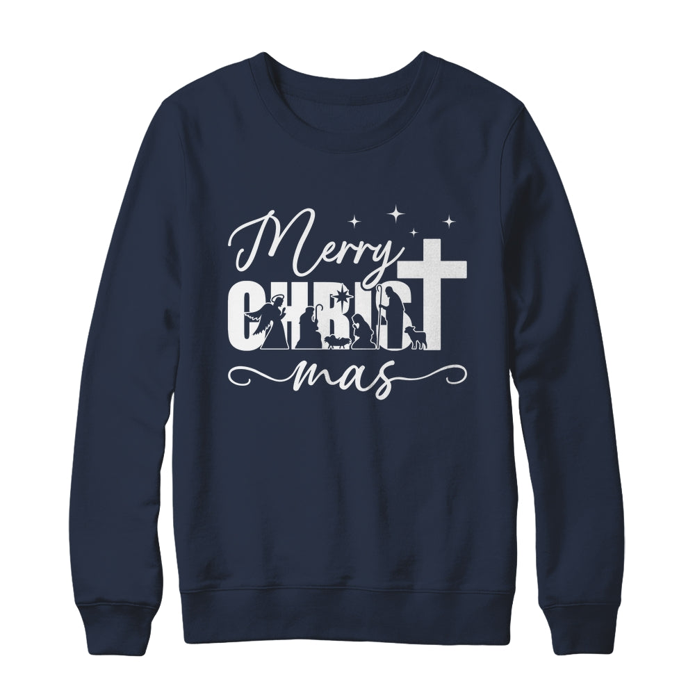 Merry Christmas Christian Christmas Jesus Family Costume Shirt & Sweatshirt | teecentury