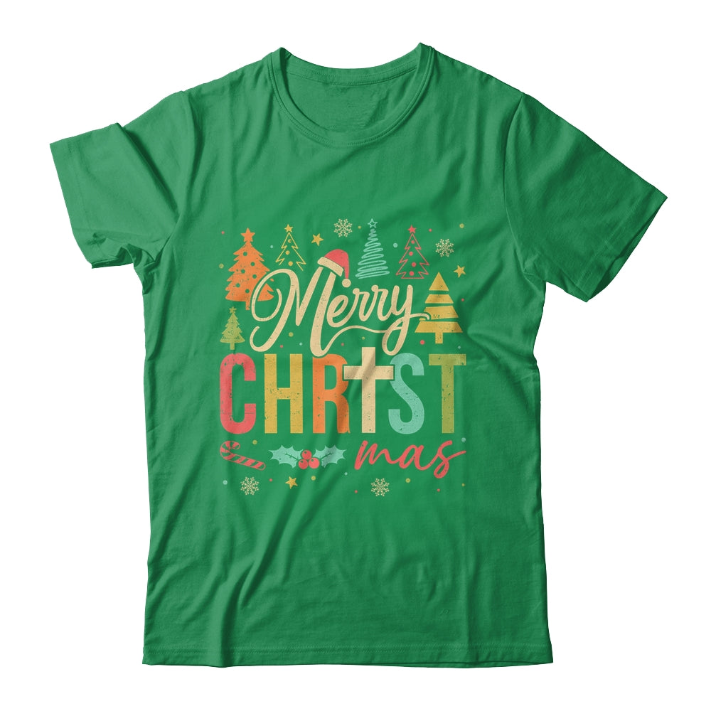 Merry Christmas Christian Jesus Christmas Xmas Men Women Shirt & Sweatshirt | teecentury