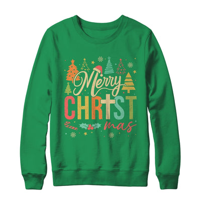 Merry Christmas Christian Jesus Christmas Xmas Men Women Shirt & Sweatshirt | teecentury