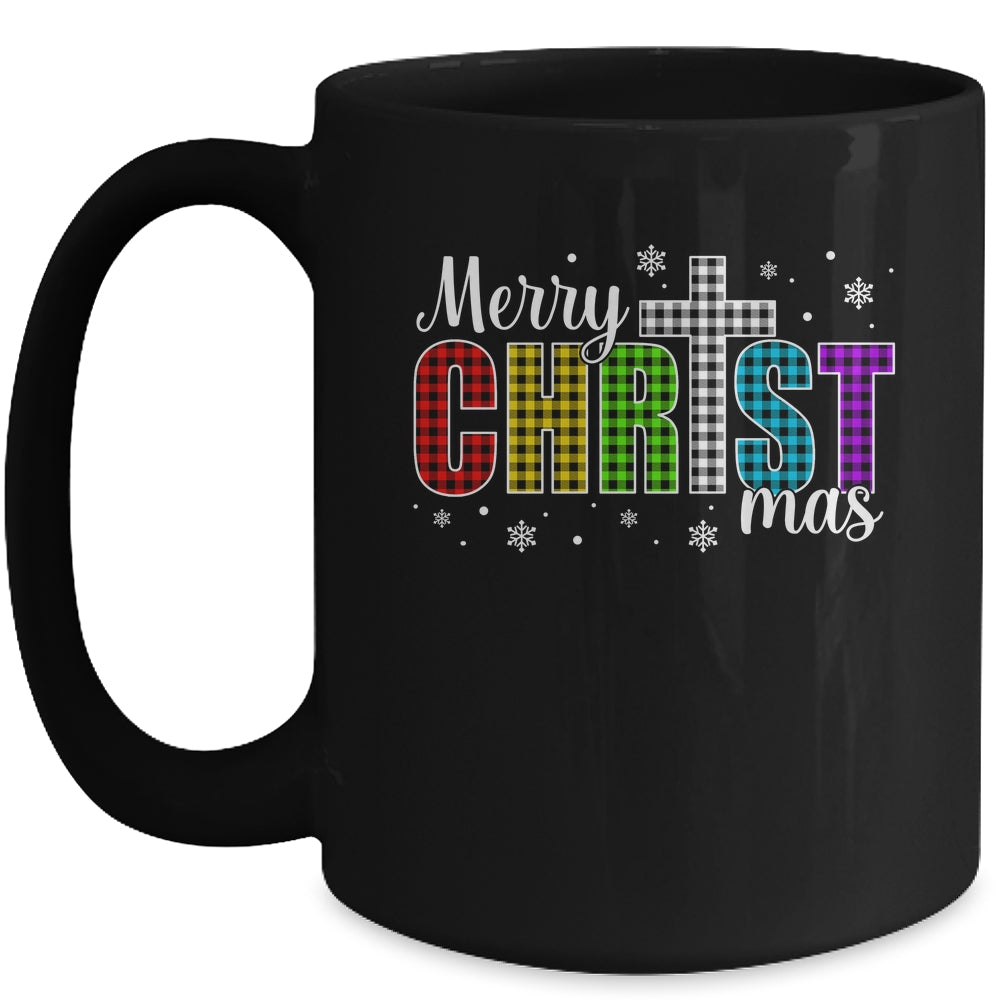 Merry Christmas Christian Xmas Jesus Holiday Family Faith Mug | teecentury