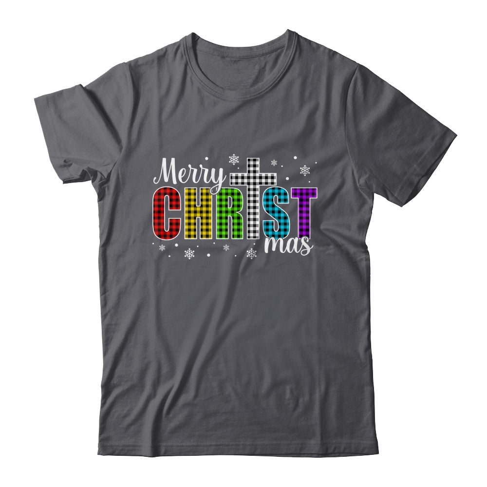 Merry Christmas Christian Xmas Jesus Holiday Family Faith Shirt & Sweatshirt | teecentury