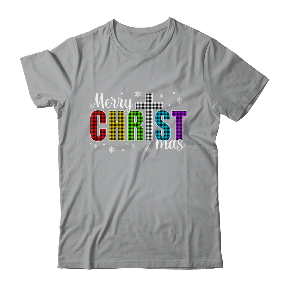 Merry Christmas Christian Xmas Jesus Holiday Family Faith Shirt & Sweatshirt | teecentury