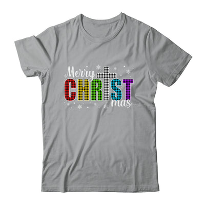 Merry Christmas Christian Xmas Jesus Holiday Family Faith Shirt & Sweatshirt | teecentury