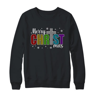 Merry Christmas Christian Xmas Jesus Holiday Family Faith Shirt & Sweatshirt | teecentury